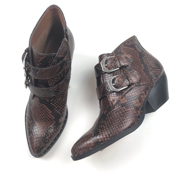 Treasure & Bond Harper Snake Bootie 6.5 NEW